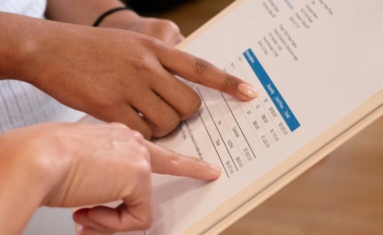 detailed findings on accounts